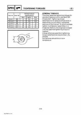 Yamaha Outboard Motors Factory Service Manual F6 and F8, Page 86
