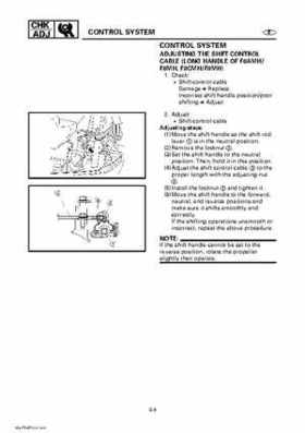 Yamaha Outboard Motors Factory Service Manual F6 and F8, Page 98