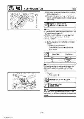 Yamaha Outboard Motors Factory Service Manual F6 and F8, Page 114