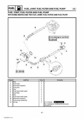 Yamaha Outboard Motors Factory Service Manual F6 and F8, Page 146