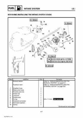 Yamaha Outboard Motors Factory Service Manual F6 and F8, Page 158