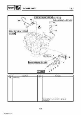 Yamaha Outboard Motors Factory Service Manual F6 and F8, Page 222