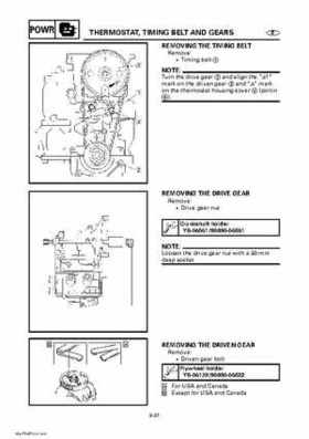 Yamaha Outboard Motors Factory Service Manual F6 and F8, Page 242