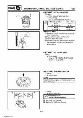 Yamaha Outboard Motors Factory Service Manual F6 and F8, Page 244