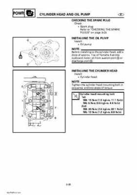 Yamaha Outboard Motors Factory Service Manual F6 and F8, Page 258
