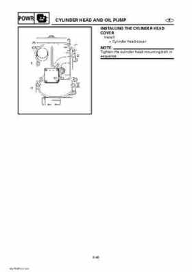 Yamaha Outboard Motors Factory Service Manual F6 and F8, Page 260