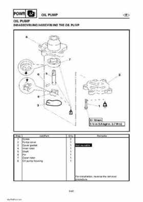 Yamaha Outboard Motors Factory Service Manual F6 and F8, Page 262