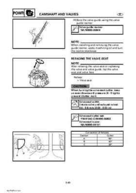 Yamaha Outboard Motors Factory Service Manual F6 and F8, Page 278