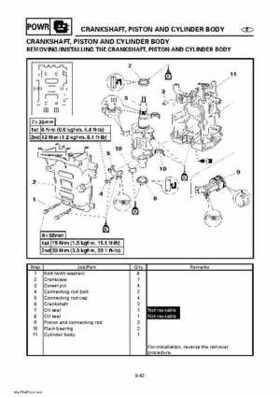 Yamaha Outboard Motors Factory Service Manual F6 and F8, Page 284