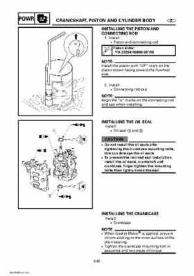 Yamaha Outboard Motors Factory Service Manual F6 and F8, Page 304