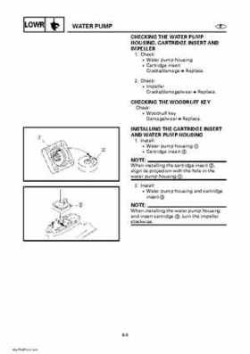 Yamaha Outboard Motors Factory Service Manual F6 and F8, Page 324