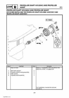 Yamaha Outboard Motors Factory Service Manual F6 and F8, Page 326