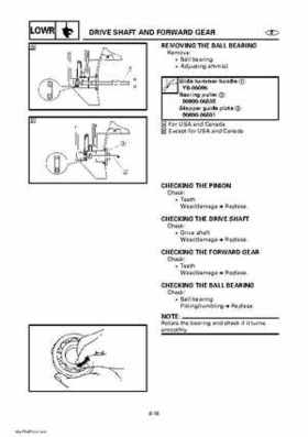 Yamaha Outboard Motors Factory Service Manual F6 and F8, Page 344