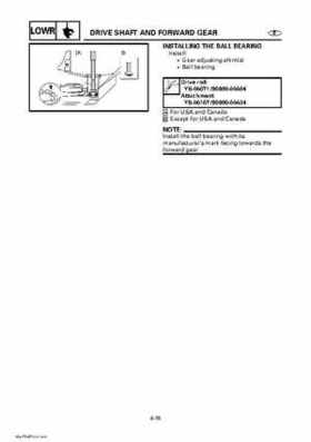 Yamaha Outboard Motors Factory Service Manual F6 and F8, Page 346