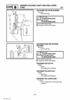 Yamaha Outboard Motors Factory Service Manual F6 and F8, Page 350