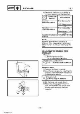 Yamaha Outboard Motors Factory Service Manual F6 and F8, Page 358
