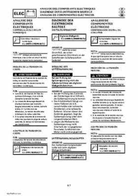 Yamaha Outboard Motors Factory Service Manual F6 and F8, Page 445