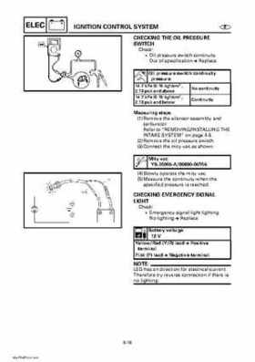 Yamaha Outboard Motors Factory Service Manual F6 and F8, Page 462