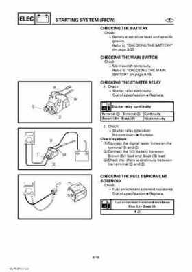 Yamaha Outboard Motors Factory Service Manual F6 and F8, Page 466