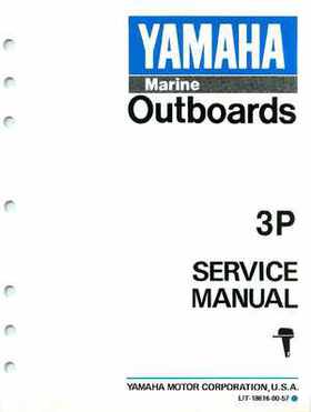 Yamaha Outboards 3P Service Manual, Page 1