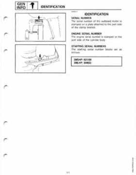 Yamaha Outboards 3P Service Manual, Page 7