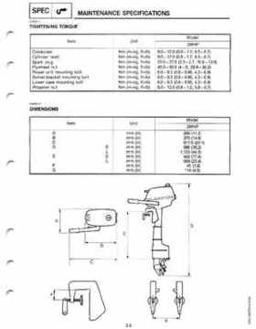 Yamaha Outboards 3P Service Manual, Page 16