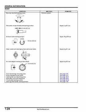 2004-2007 Honda Aquatrax ARX1200N3/T3/T3D Factory Service Manual, Page 27