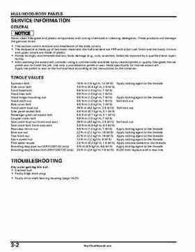 2004-2007 Honda Aquatrax ARX1200N3/T3/T3D Factory Service Manual, Page 91