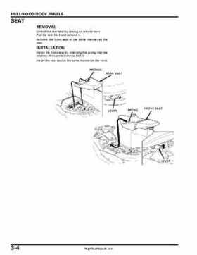 2004-2007 Honda Aquatrax ARX1200N3/T3/T3D Factory Service Manual, Page 93