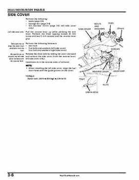2004-2007 Honda Aquatrax ARX1200N3/T3/T3D Factory Service Manual, Page 95