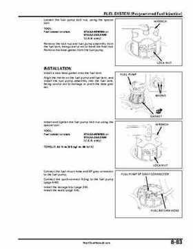 2004-2007 Honda Aquatrax ARX1200N3/T3/T3D Factory Service Manual, Page 246