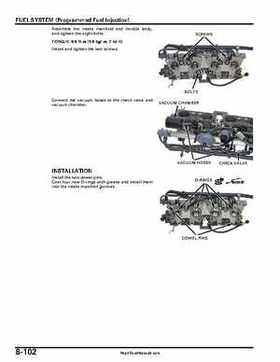 2004-2007 Honda Aquatrax ARX1200N3/T3/T3D Factory Service Manual, Page 265
