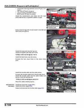 2004-2007 Honda Aquatrax ARX1200N3/T3/T3D Factory Service Manual, Page 267