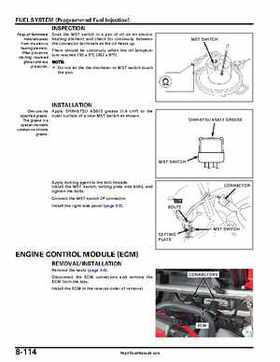 2004-2007 Honda Aquatrax ARX1200N3/T3/T3D Factory Service Manual, Page 277
