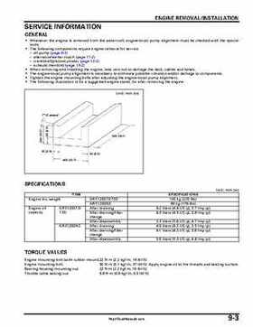 2004-2007 Honda Aquatrax ARX1200N3/T3/T3D Factory Service Manual, Page 284