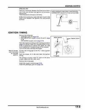 2004-2007 Honda Aquatrax ARX1200N3/T3/T3D Factory Service Manual, Page 446
