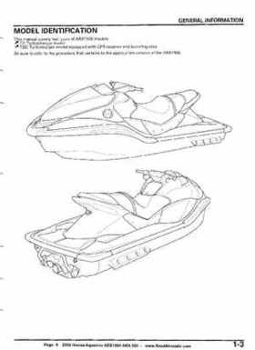 2008 Honda Aquatrax ARX1500T3/T3D factory service manual, Page 6