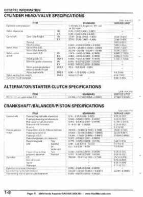 2008 Honda Aquatrax ARX1500T3/T3D factory service manual, Page 11