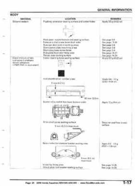 2008 Honda Aquatrax ARX1500T3/T3D factory service manual, Page 20
