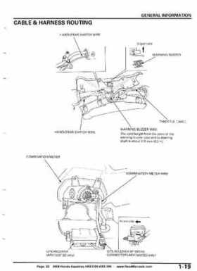 2008 Honda Aquatrax ARX1500T3/T3D factory service manual, Page 22