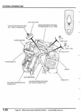 2008 Honda Aquatrax ARX1500T3/T3D factory service manual, Page 25