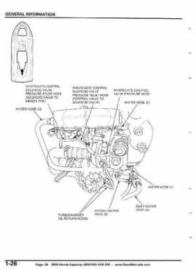 2008 Honda Aquatrax ARX1500T3/T3D factory service manual, Page 29