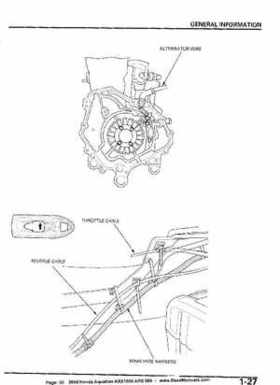 2008 Honda Aquatrax ARX1500T3/T3D factory service manual, Page 30