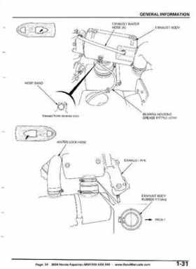 2008 Honda Aquatrax ARX1500T3/T3D factory service manual, Page 34