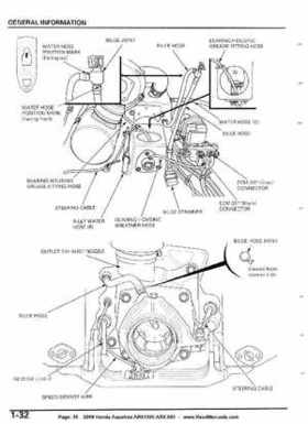 2008 Honda Aquatrax ARX1500T3/T3D factory service manual, Page 35