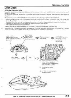 2008 Honda Aquatrax ARX1500T3/T3D factory service manual, Page 46