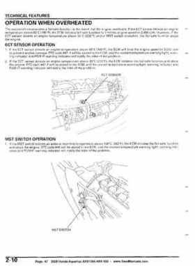 2008 Honda Aquatrax ARX1500T3/T3D factory service manual, Page 47