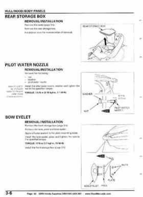 2008 Honda Aquatrax ARX1500T3/T3D factory service manual, Page 62