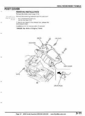 2008 Honda Aquatrax ARX1500T3/T3D factory service manual, Page 67