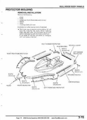 2008 Honda Aquatrax ARX1500T3/T3D factory service manual, Page 71